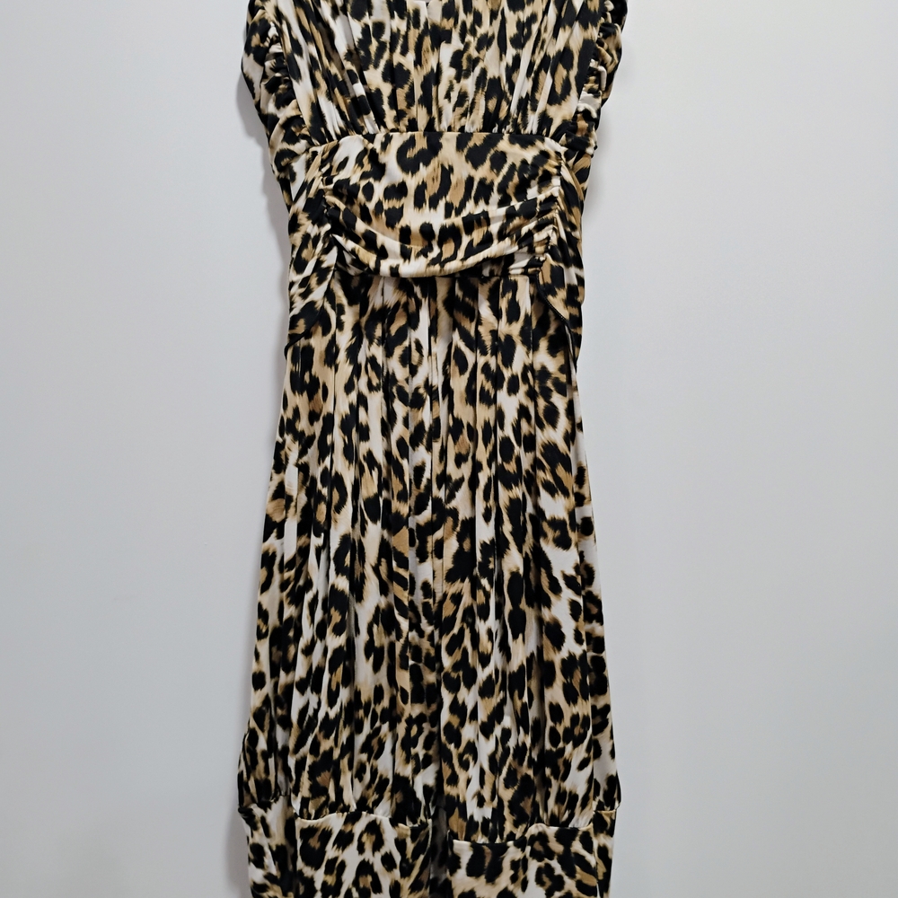Love Culture Black and Tan Sweetheart Strapless Sundress